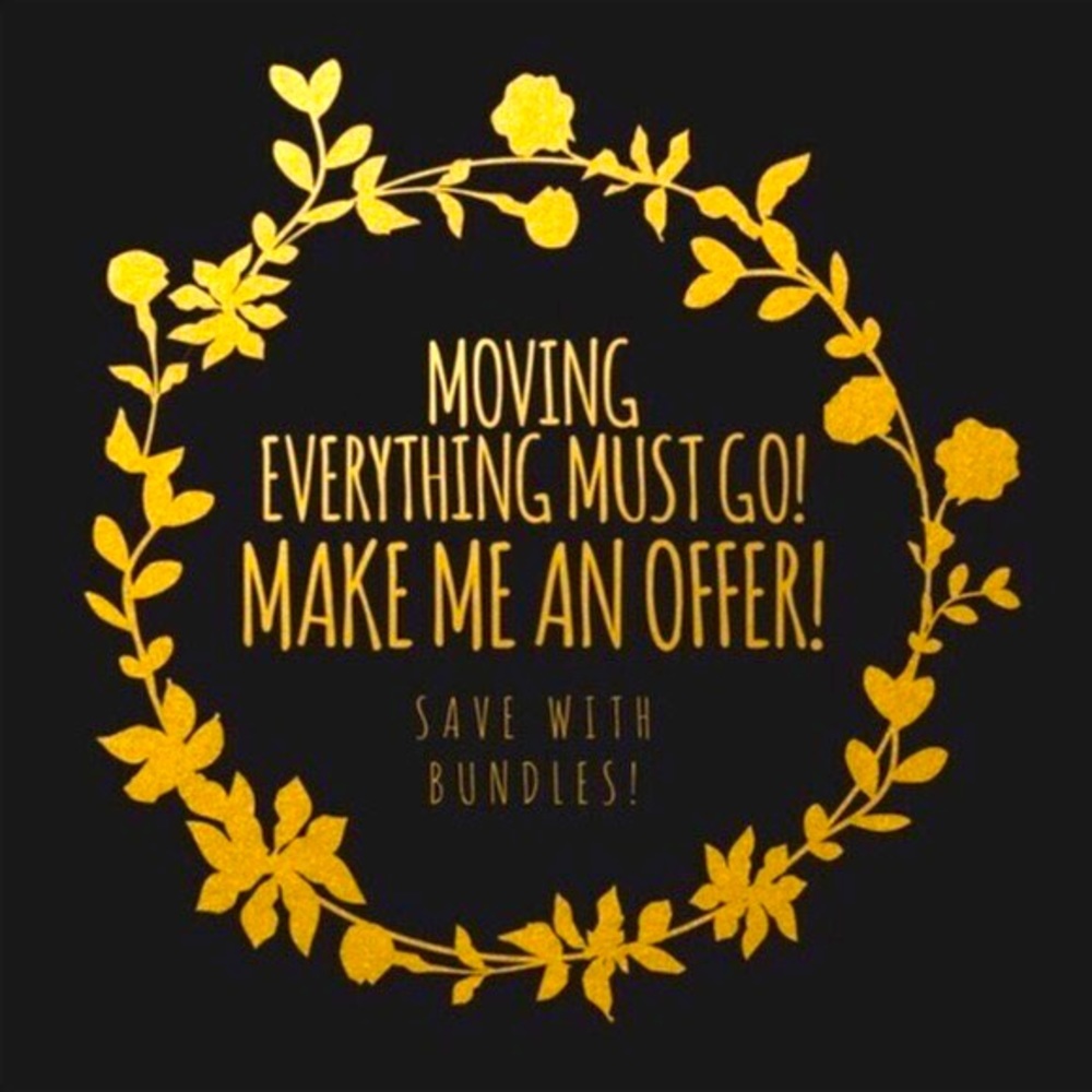 I’m moving very soon, and really need to get rid of everything. Bundle and save.